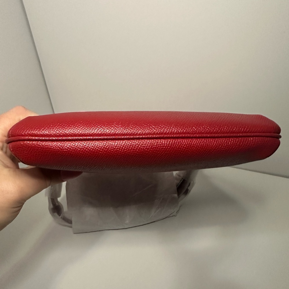 Coach NWT 1941 Red Crossgrain Leather Mini Rowan File Crossbody - Picture 9 of 15
